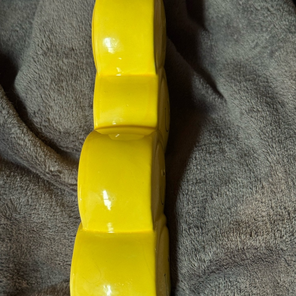 Vintage Yellow Smiley Face Vase - Picture 2 of 3